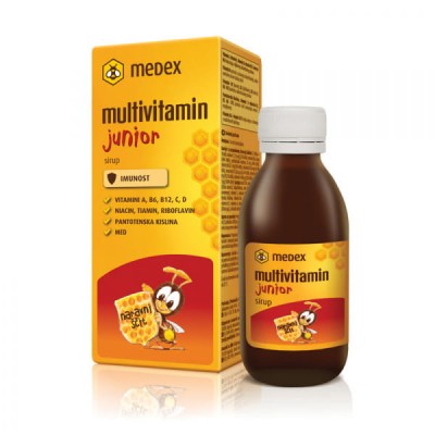 Medex Multivitamin junior sirup 150ml Medex Multivitamin junior sirup 150ml