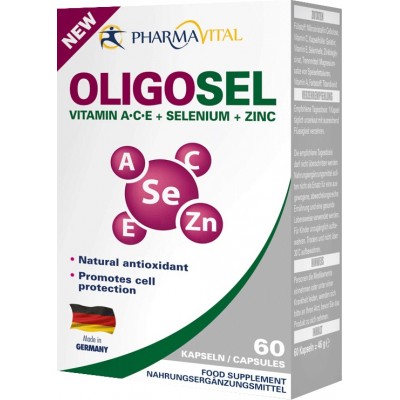 Oligosel A C E + Selen + Zinc cps a60 Oligosel A C E + Selen + Zinc cps a60
