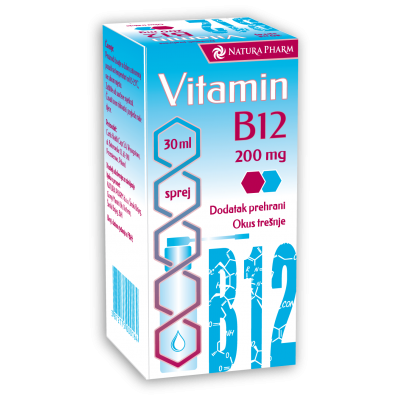 Natura Pharm Vitamin B12 sprej 30ml 