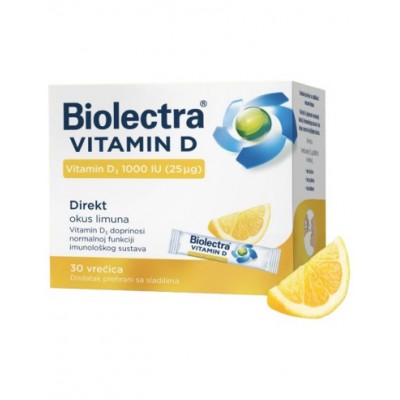 Biolectra® Vitamin D 1000IU vrećice a30