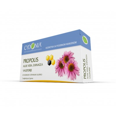 Propolis, Aloe Vera, Ehinacea vagitorije Cydonia