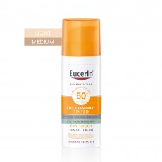 Eucerin SUN Oil Control tonirana krema SPF50+ Light 50ml
