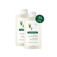Klorane DUO Šampon za često pranje kose s ekstraktom zobi 2 x 400ml 