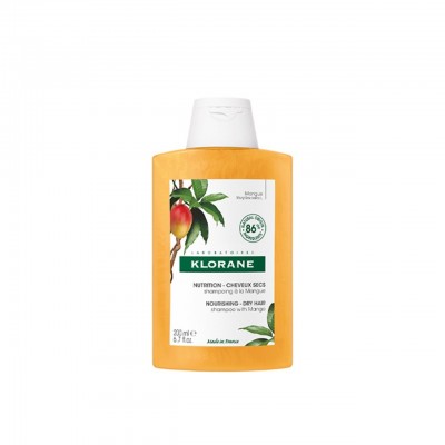 Klorane Šampon za suhu i oštećenu kosu s ekstraktom mangovog maslaca 200ml