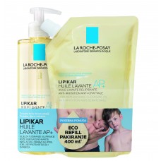 La Roche-Posay Lipikar Ulje za pranje 400ml + Lipikar Ulje Refill 400ml 