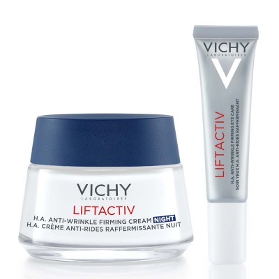 Vichy Liftactiv Protokol za punoću kože s 1,5% čiste hijaluronske kiseline (noćna i okoloočna njega)