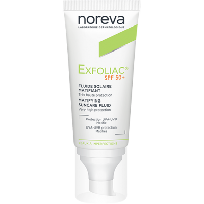 NOREVA Exfoliac matirajući fluid SPF50+ 40ml