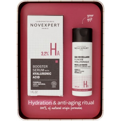 NovExpert Hyauron poklon set (Booster serum sa hijaluronskom kiselinom 30ml + Micelarna voda sa hijaluronskom kiselinom 50ml) NovExpert Hyauron poklon set (Booster serum sa hijaluronskom kiselinom 30ml + Micelarna voda sa hijaluronskom kiselinom 50ml)