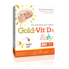Gold-Vit D3 400IU baby cps A30 