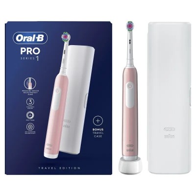 Oral-B Električna četkica PRO1 750 Pink + travel bag Oral-B Električna četkica PRO1 750 Pink + travel bag