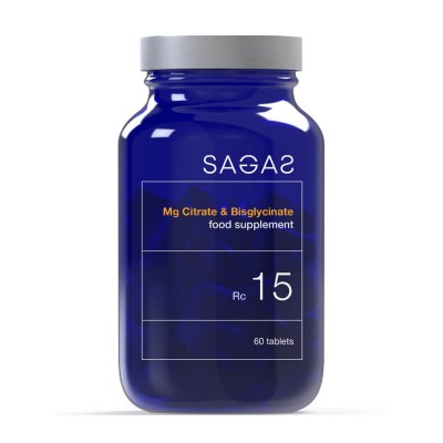 SAGAS RC 15 Mg Citrate and Bisglycinate A60 SAGAS RC 15 Mg Citrate and Bisglycinate A60