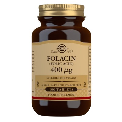 SOLGAR Folna kiselina 400µg tbl. A100 SOLGAR Folna kiselina 400µg tbl. A100