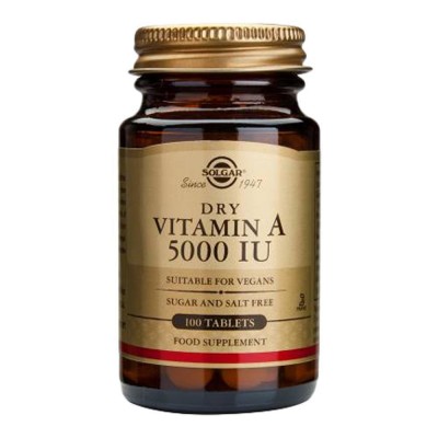 SOLGAR Vitamin A 5000 I.J. tbl a100