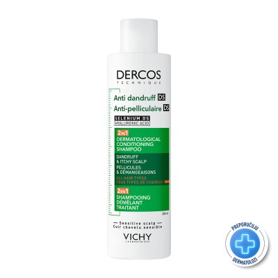VICHY Dercos DS 2u1 šampon i balzam 200ml VICHY Dercos DS 2u1 šampon i balzam 200ml
