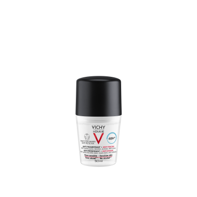 VICHY HOMME Deo roll on bez tragova 48h 50ml