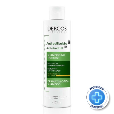 VICHY Dercos šampon protiv peruti suha kosa 200ml VICHY Dercos šampon protiv peruti suha kosa 200ml