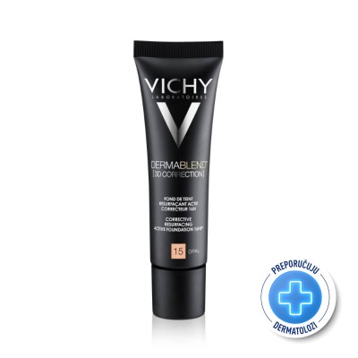 VICHY DermaBlend 3D puder 15 OPAL 30ml VICHY DermaBlend 3D puder 15 OPAL 30ml