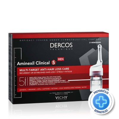 VICHY Dercos Aminexil MEN ampule za muškarce A21