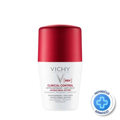 VICHY Deo roll-on Clinical Control protiv neugodnih mirisa do 96h 