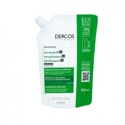 Vichy Dercos šampon protiv peruti za normalnu ili masnu kosu 500 ml REFILL