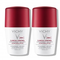Vichy Deo-Duo paket Roll-on CLINICAL CONTROL dezodorans, testiran za kontrolu prekomjernog znojenja do 96h