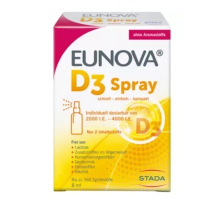 Eunova D3 sprej 8ml